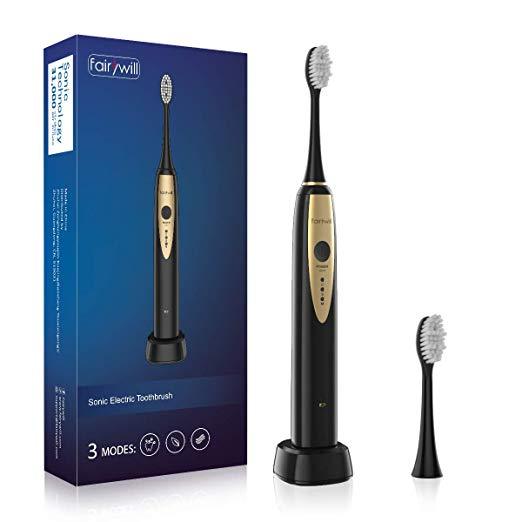 Fairywill Sonic Electric Toothbrush Black User